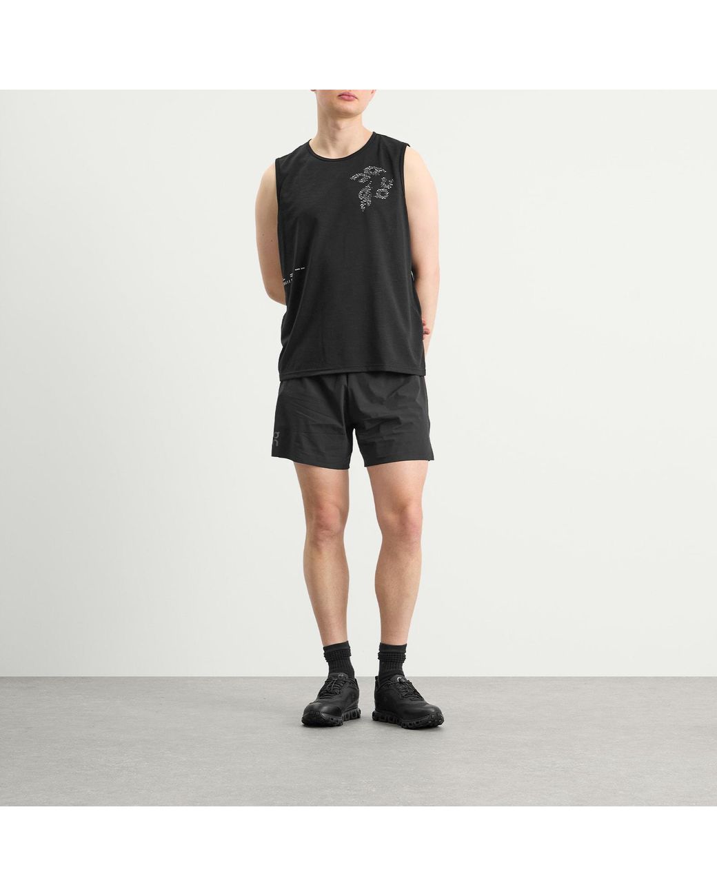 On Shoes Black Run Tank for men