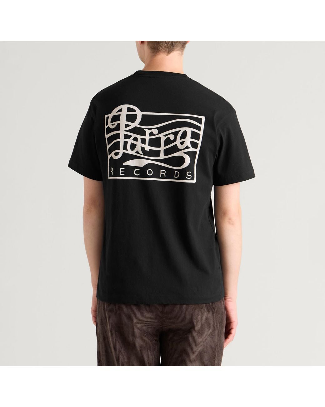 by Parra Black Parra Records T-Shirt for men