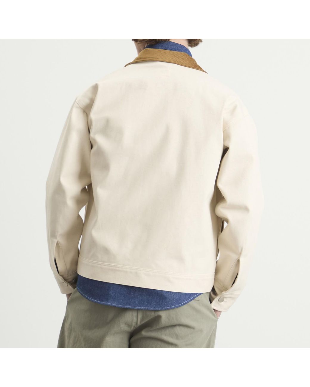 Randy's Garments Natural Randy's Garments Inc. Station Jacket for men