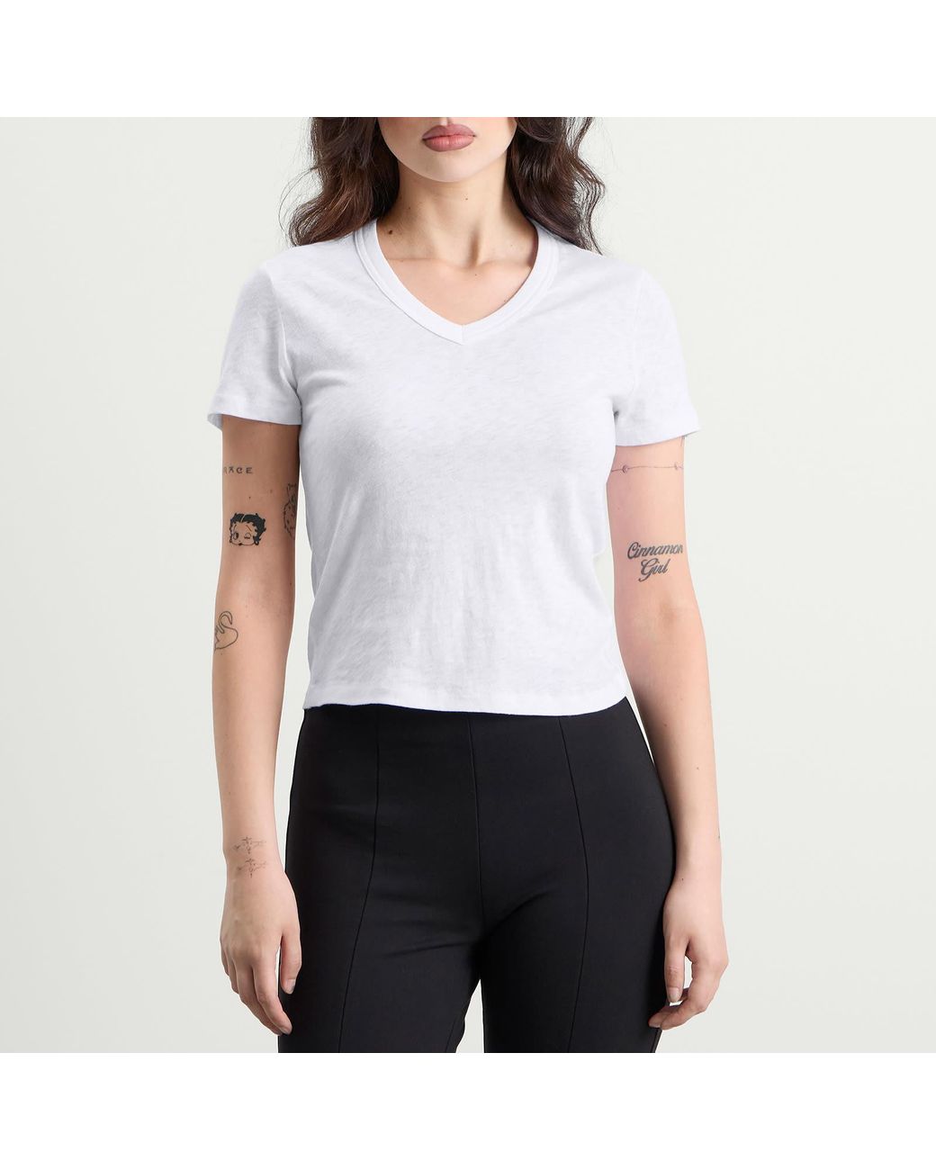 Skims White Worn