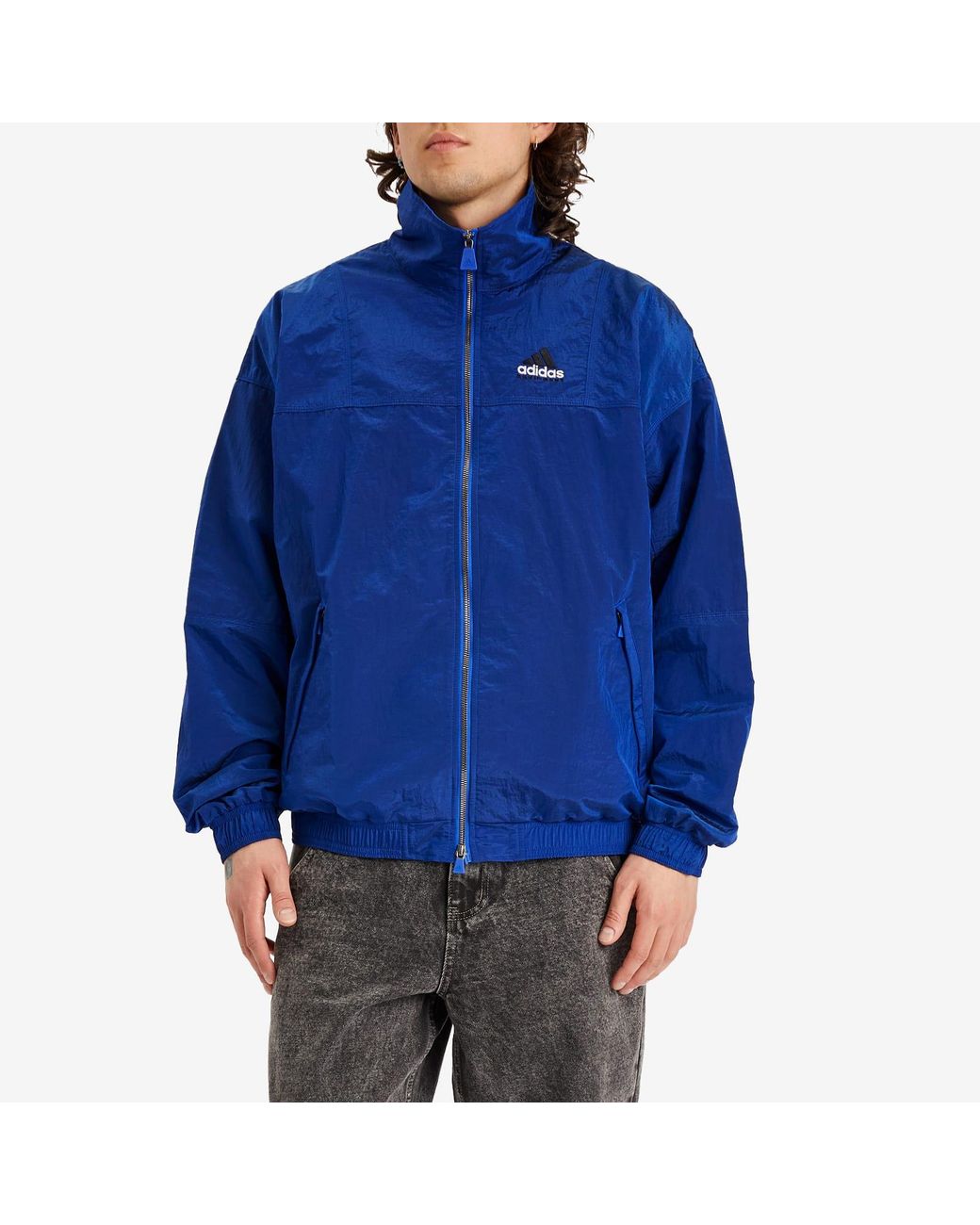adidas Eqt Track Top in Blue for Men | Lyst