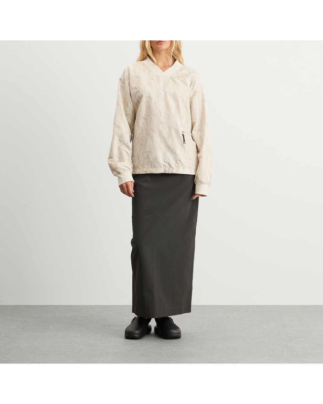 Toga Natural V-Neck Ripstop Pullover