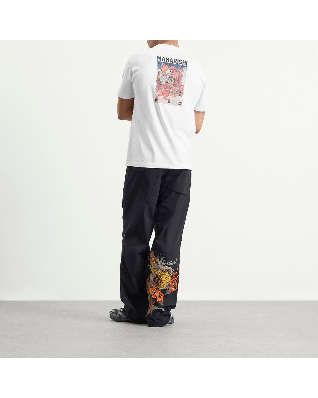 Thar Graphics Maharishi Lu Fang Horse Rider Embroidered T-Shirt in White for Men | Lyst