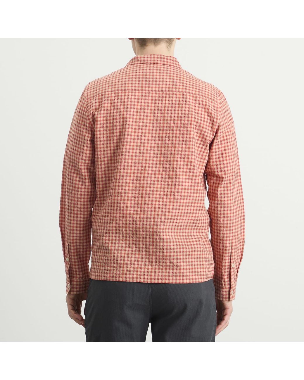 Folk Pink Patch Shirt for men