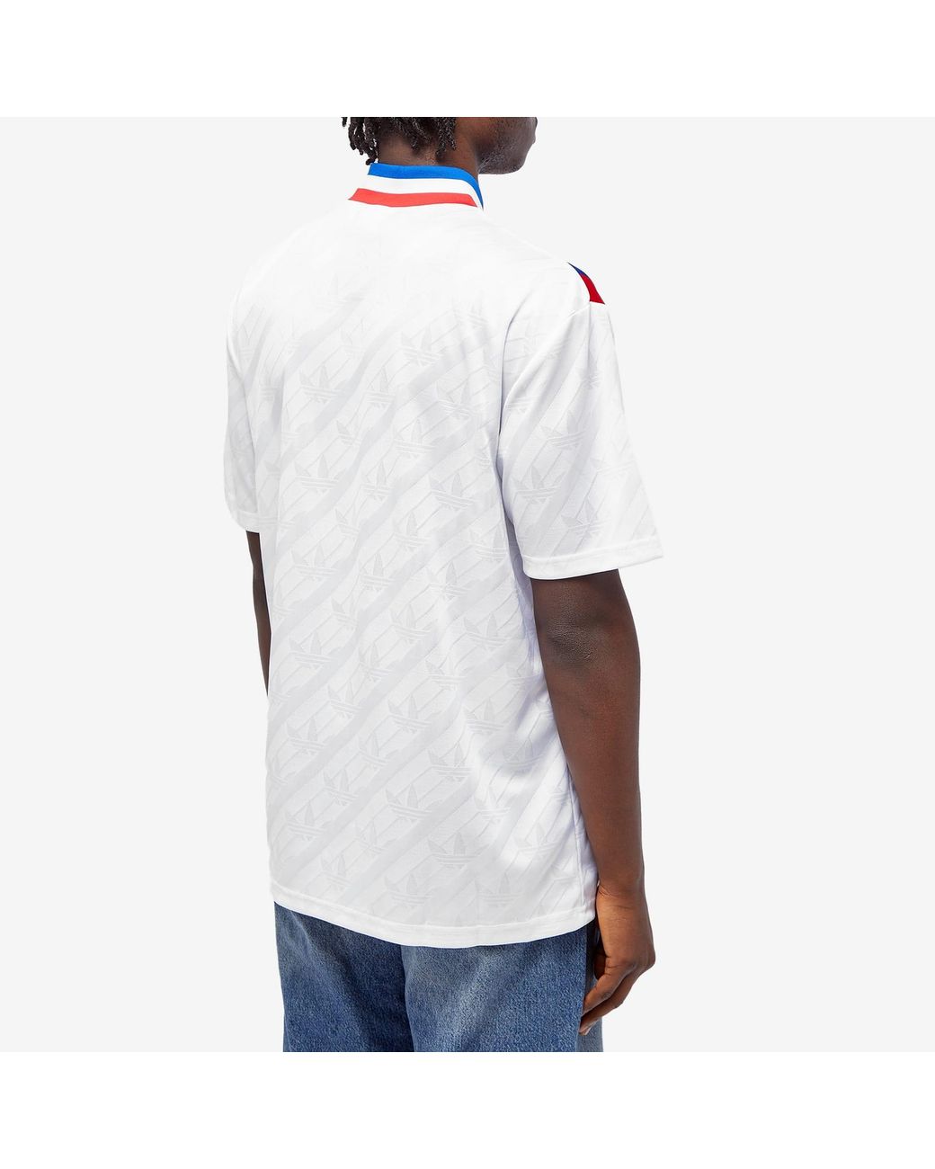 adidas Olympique Lyonnais Og 95-96 Jersey in Blue for Men