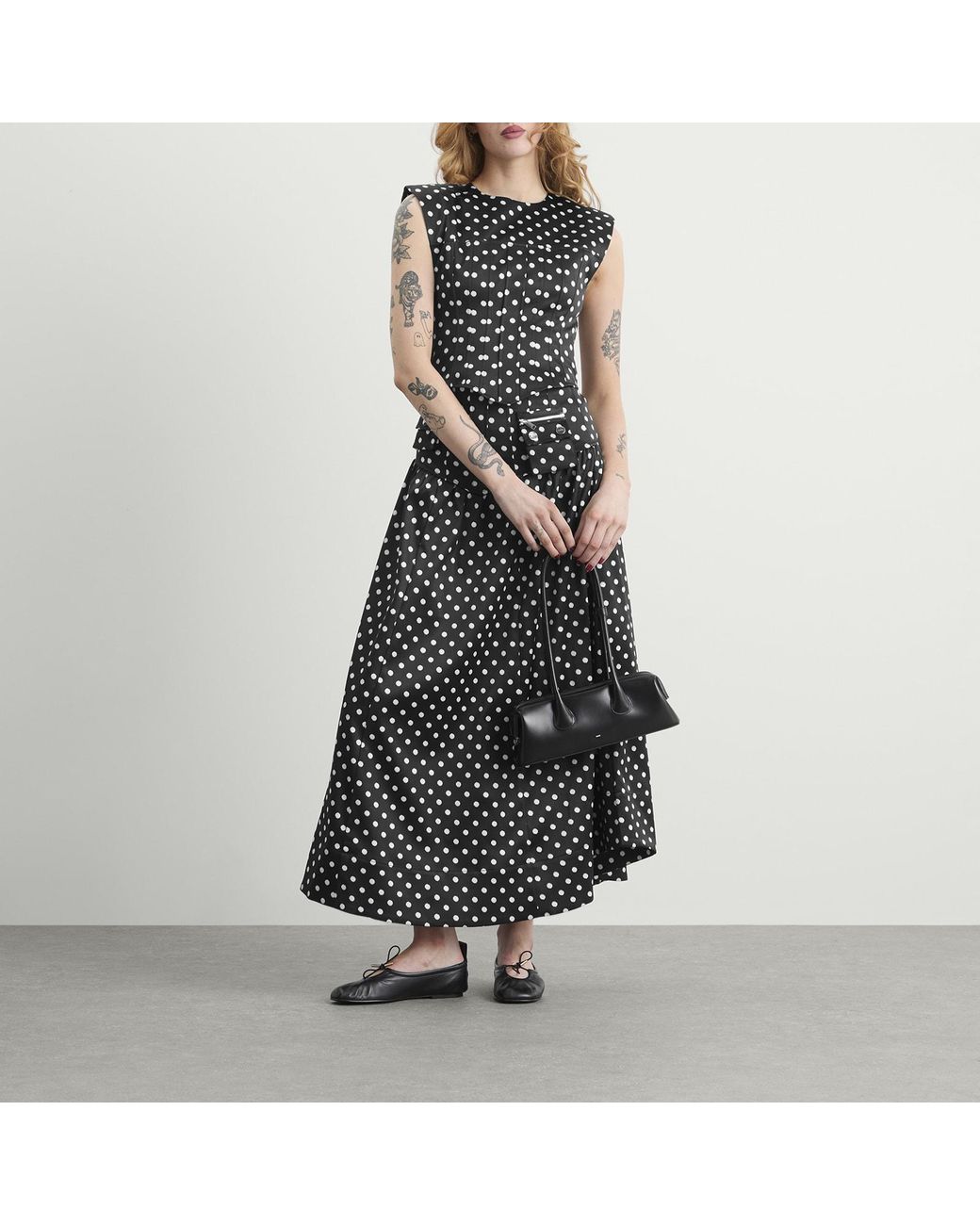 Ganni Black Corset Skirt