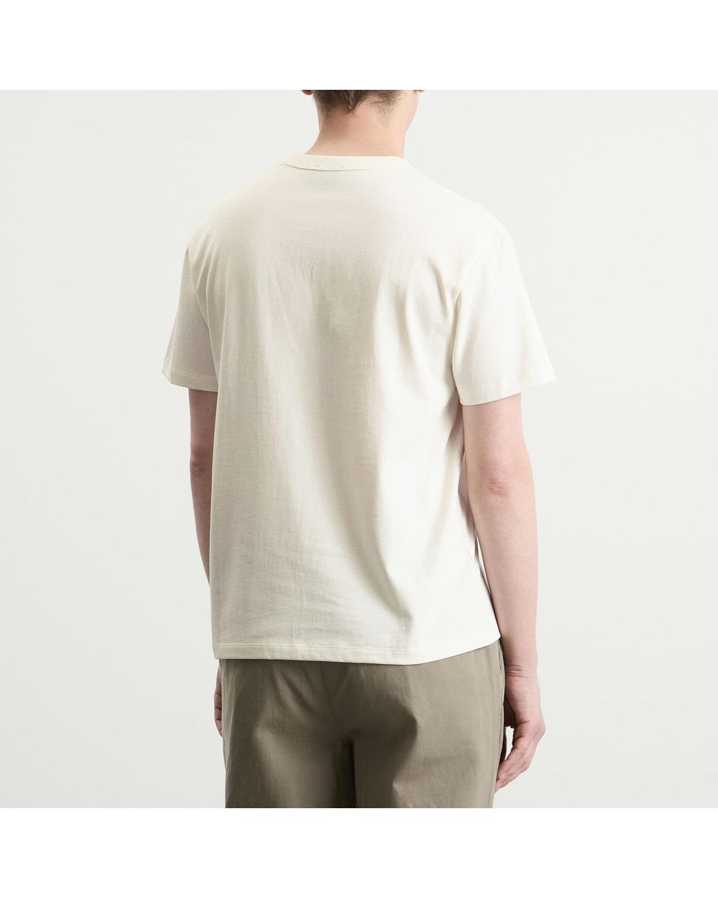 A.P.C. White Rue Madame Logo T-Shirt for men