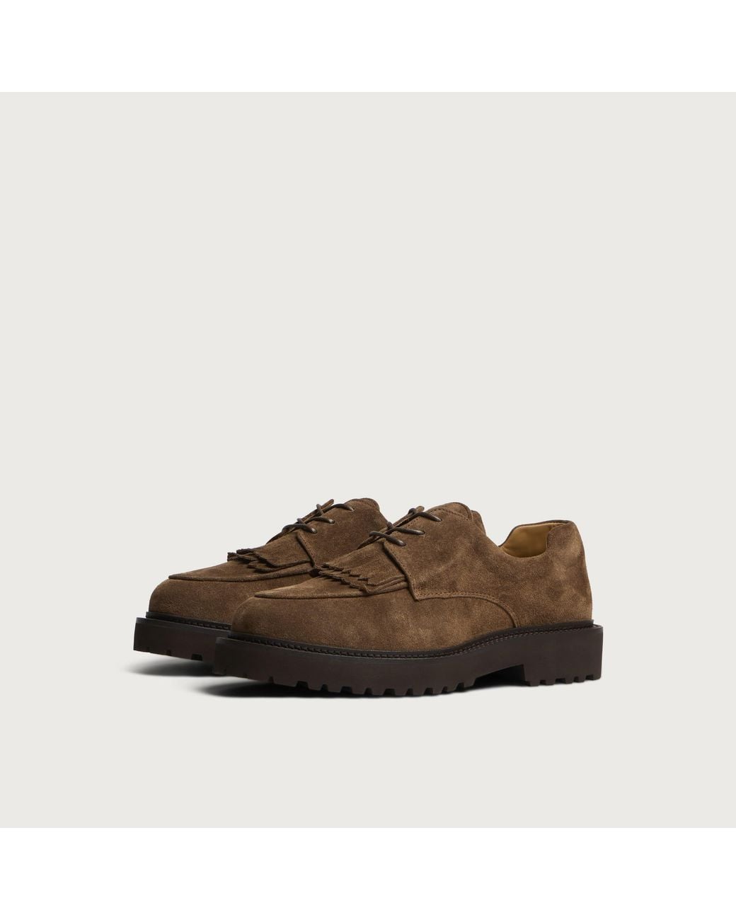 Jacques Soloviere Brown Max Suede Derbie for men