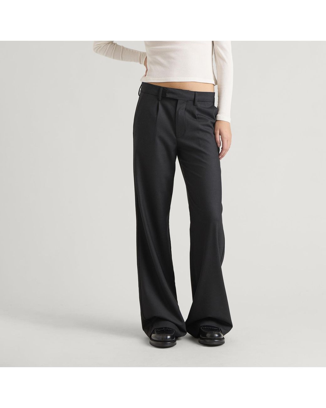 END. Black Tailored Trouser