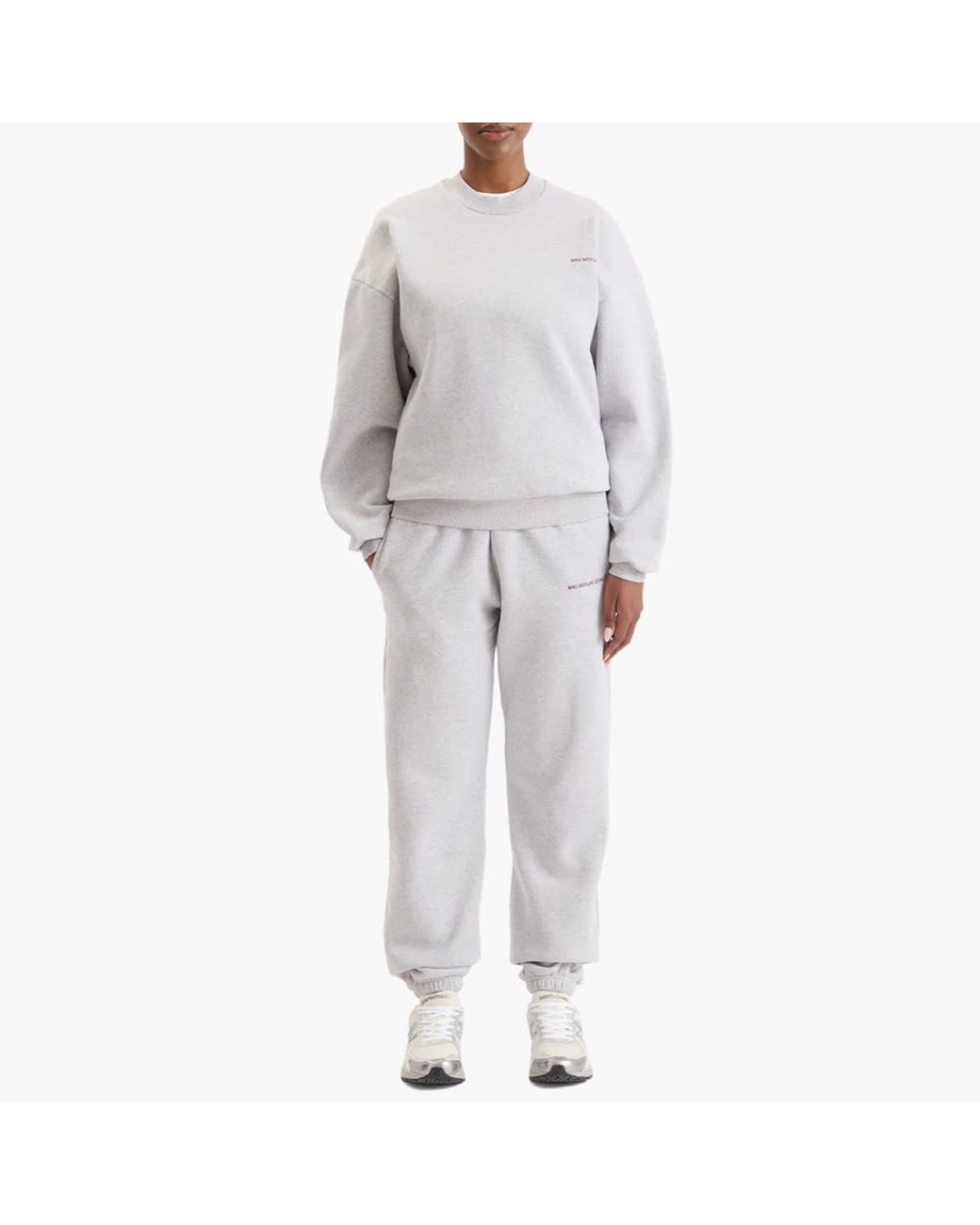 MKI Miyuki-Zoku White Uniform Crew Neck Sweatshirt