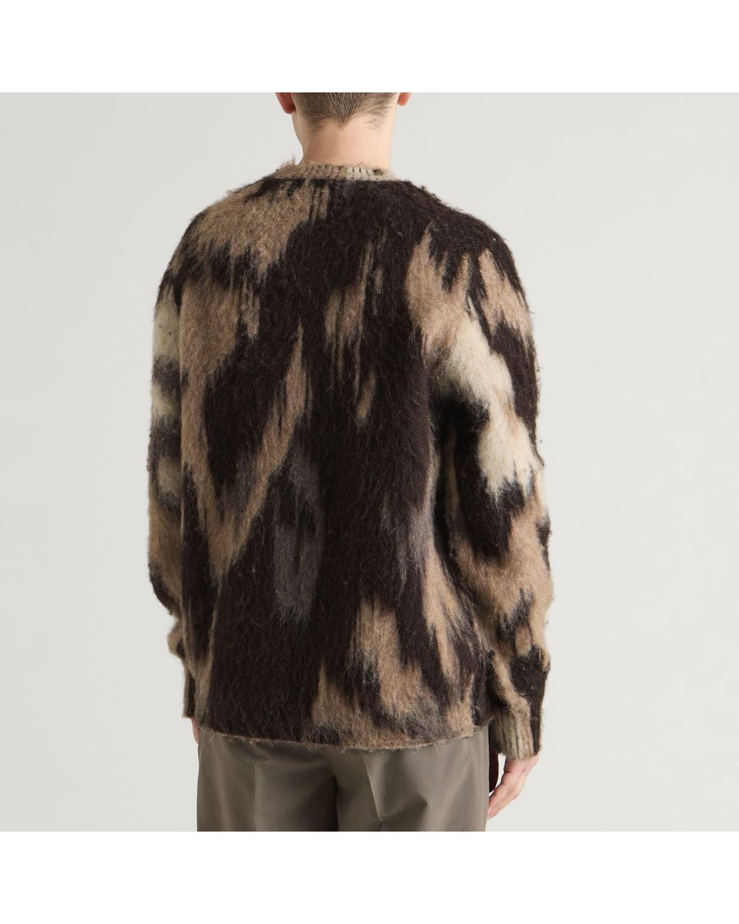 Les Deux Brown Forrest Crew Neck Jumper for men