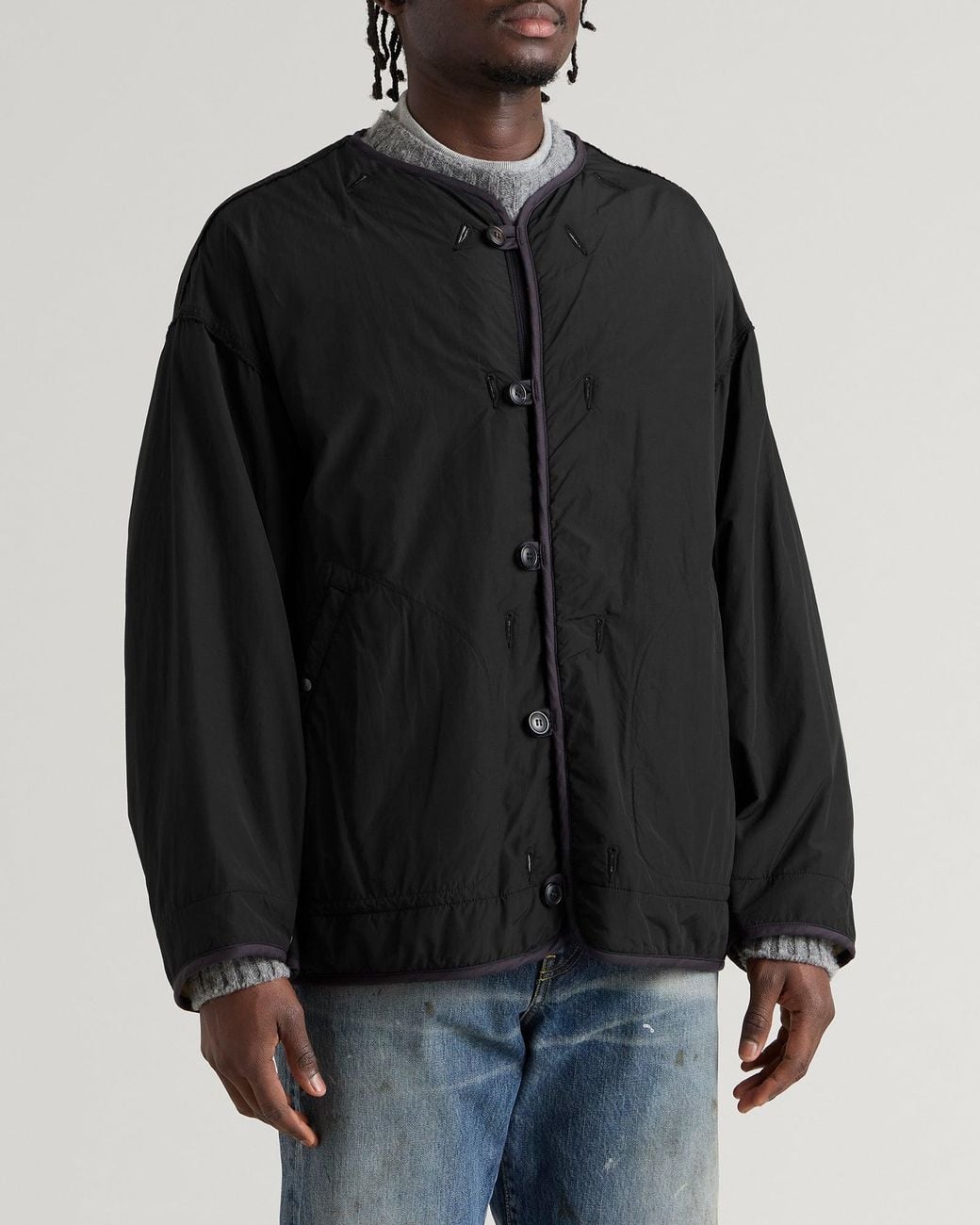 Visvim Black Altman Padded Liner Jacket for men