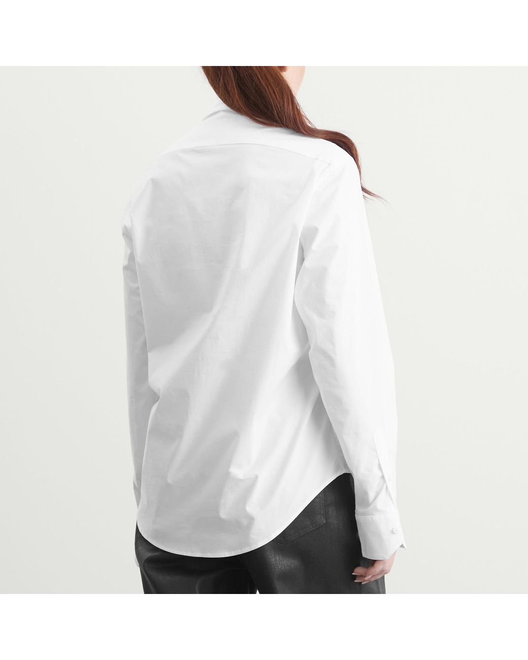 OTTOLINGER White Twisted-Pleat Tailored Shirt