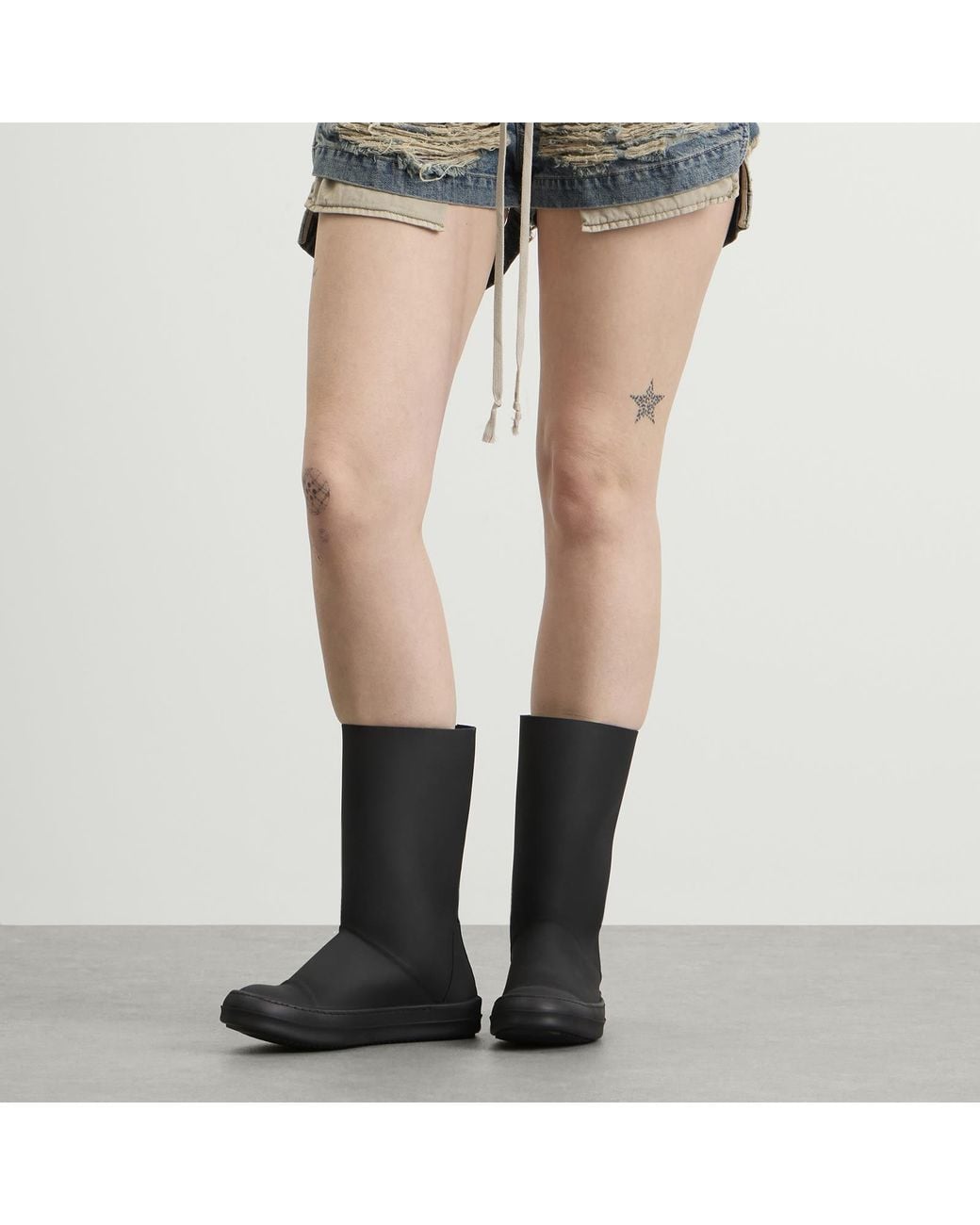 Rick Owens Black Sneakwaders