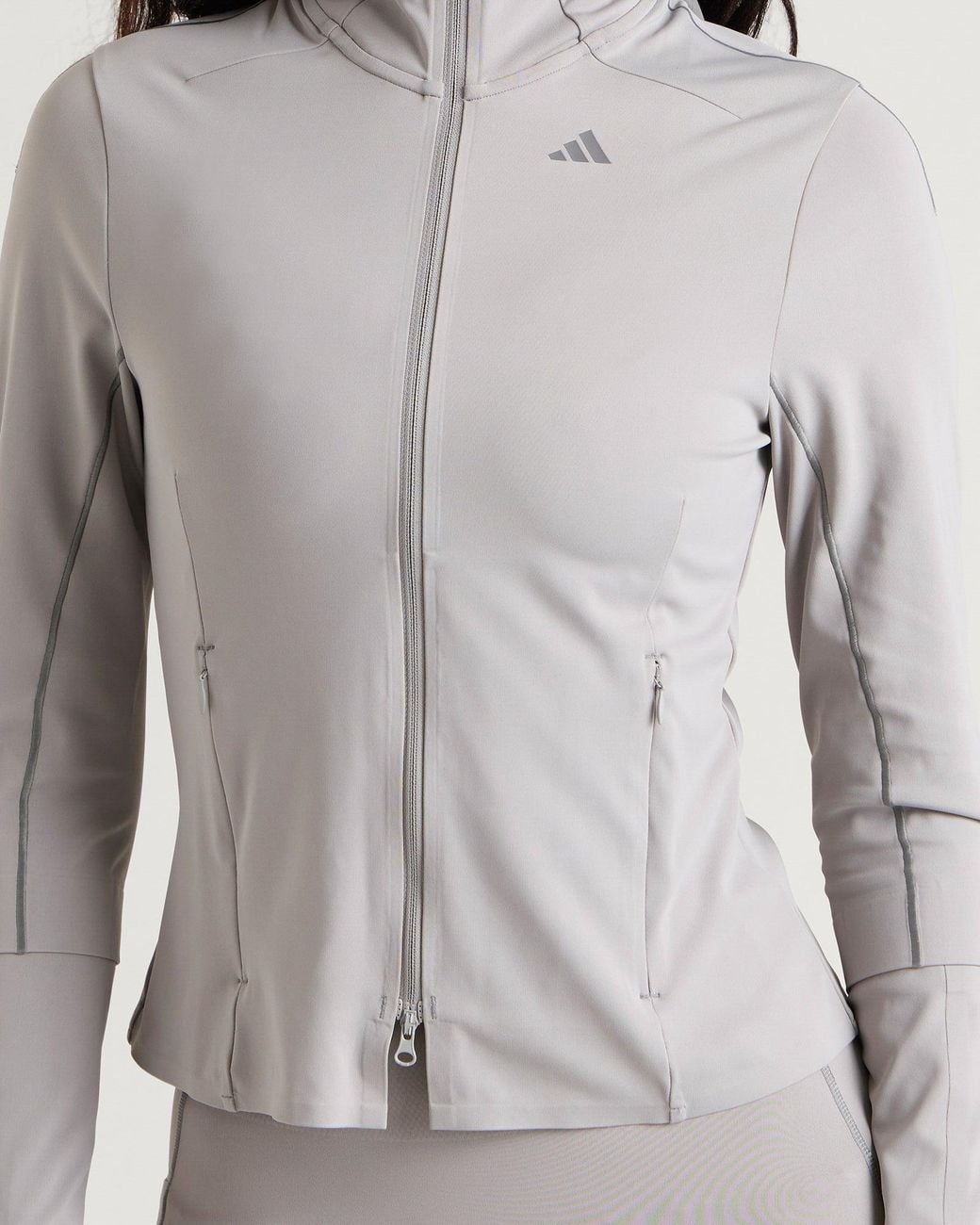 Polyester Studio adidas X Entire Studios Training Midlayer Top in Gray | Lyst