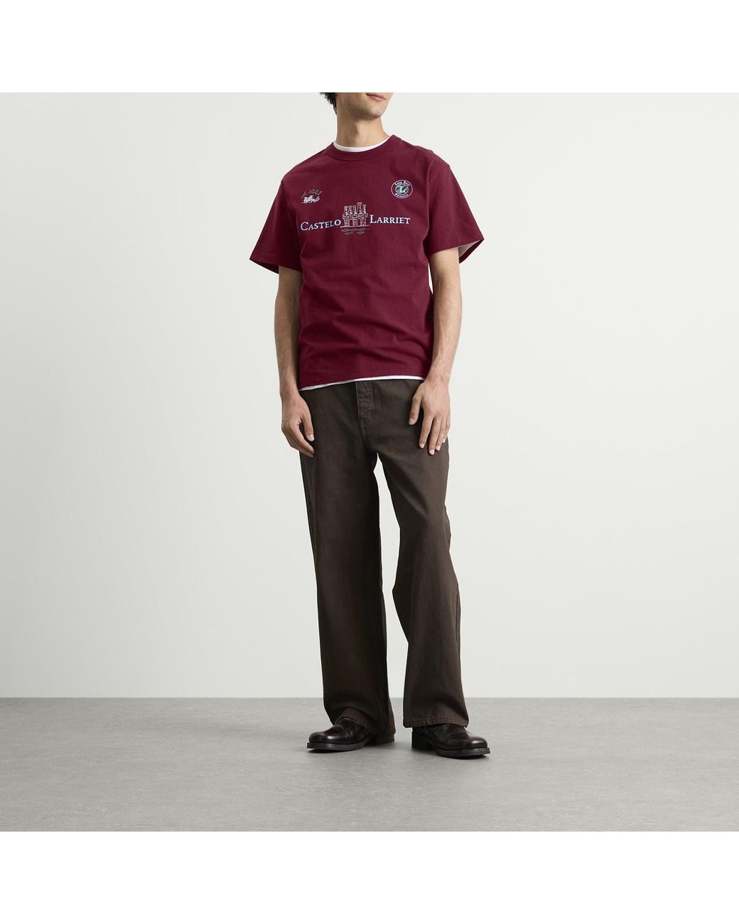 Larriet Purple Castelo T-Shirt for men