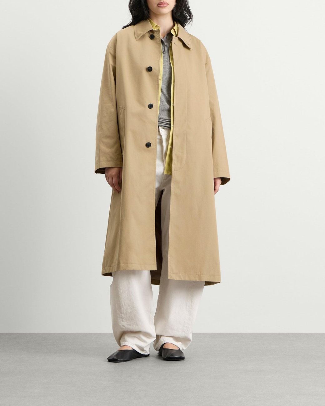 DUNST Natural Refined Mac Coat Jacket