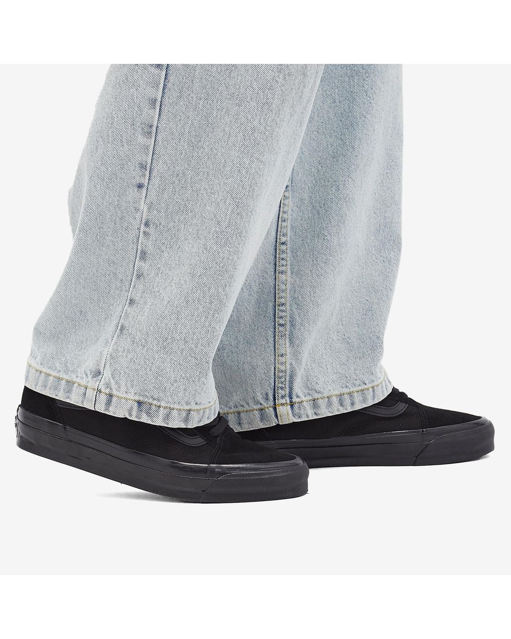 Vans Black Iconic Low-Top Canvas Sneakers