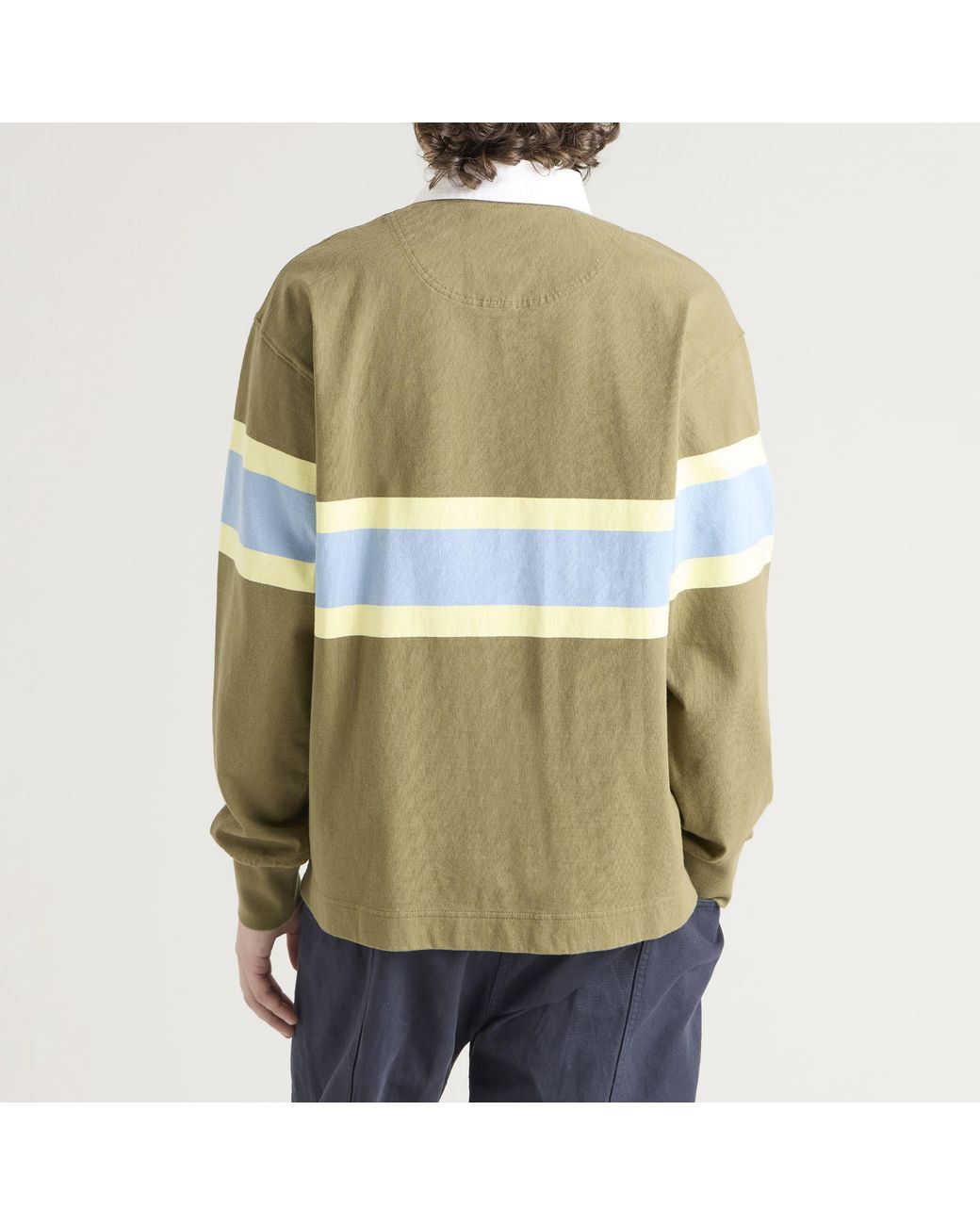 Gramicci Green Langdon Rugby Shirt for men