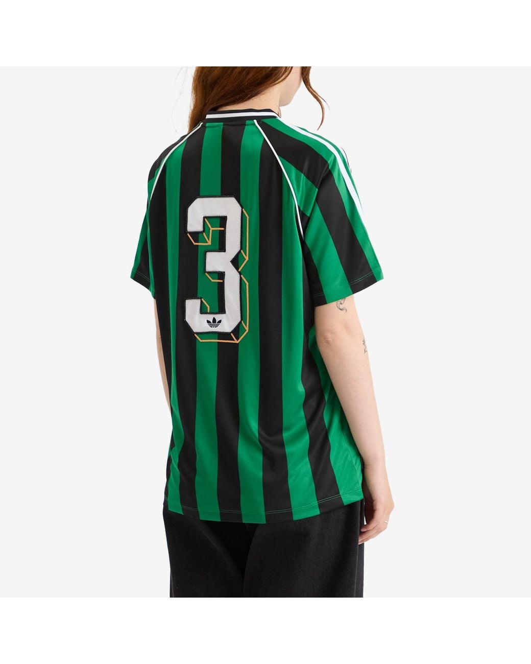 Adidas Green Striped Jersey