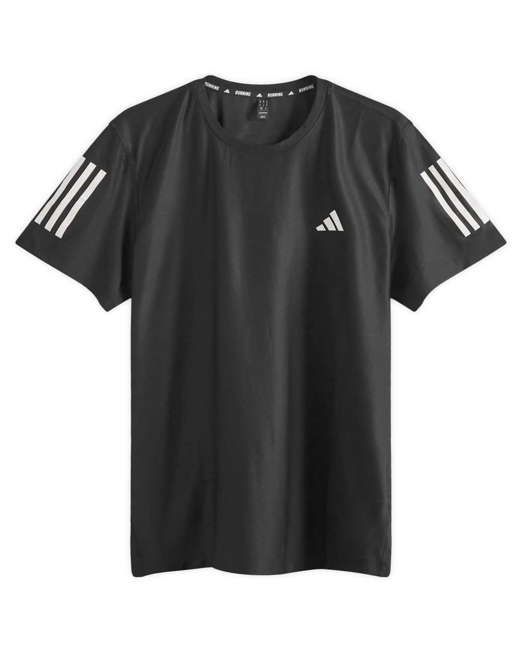 adidas Originals Adidas Own The Run Basic T Shirt in Black for Men Lyst UK