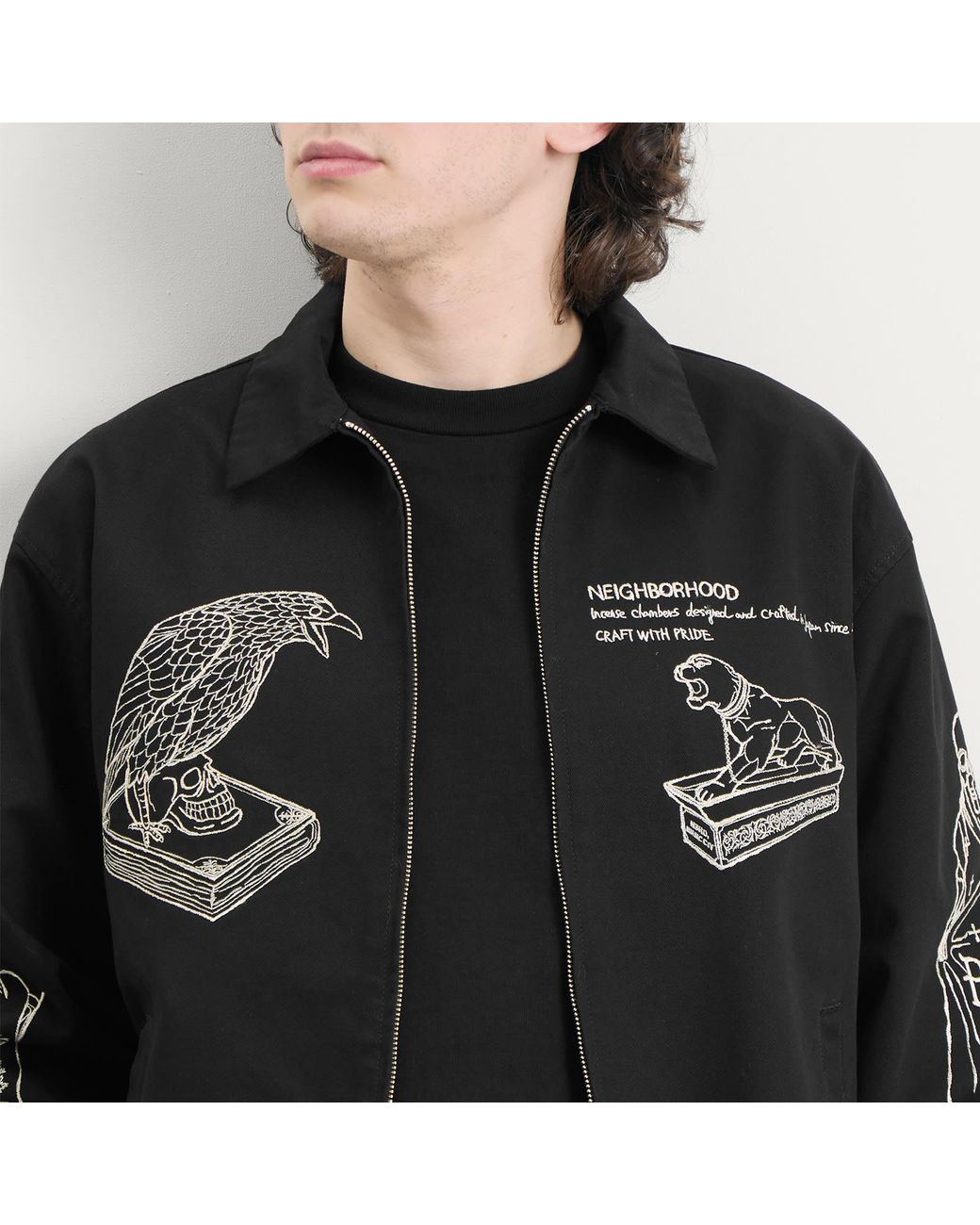 Neighborhood Black Souvenir Jacket for men