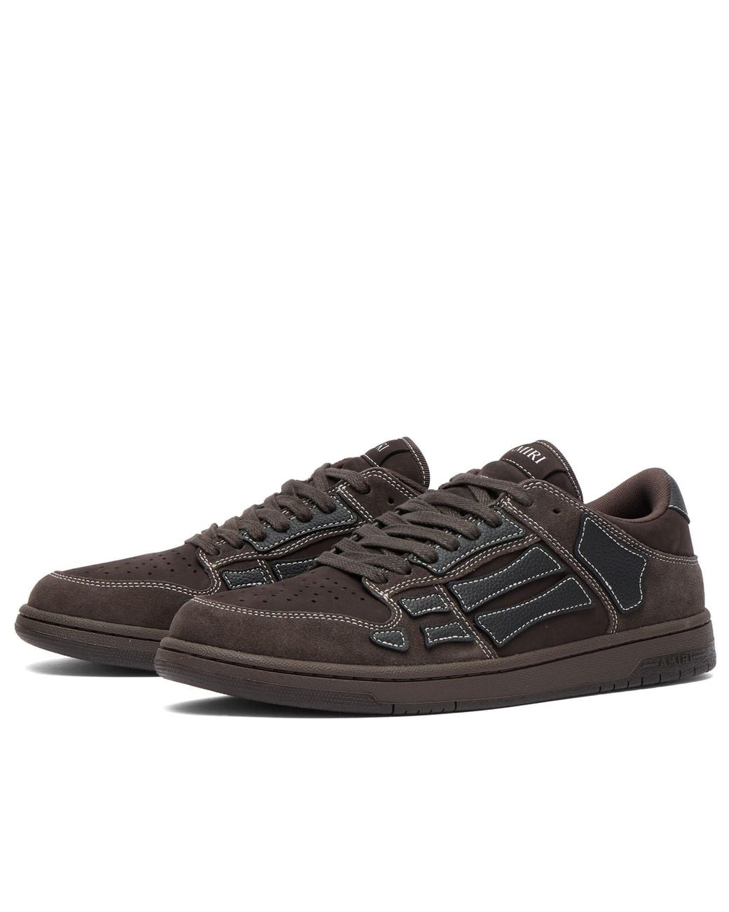Amiri Brown Skel Low Top Sneaker for men