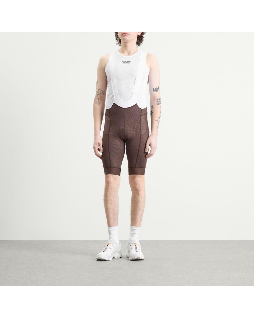 Pas Normal Studios White Sleeveless Base Layer for men
