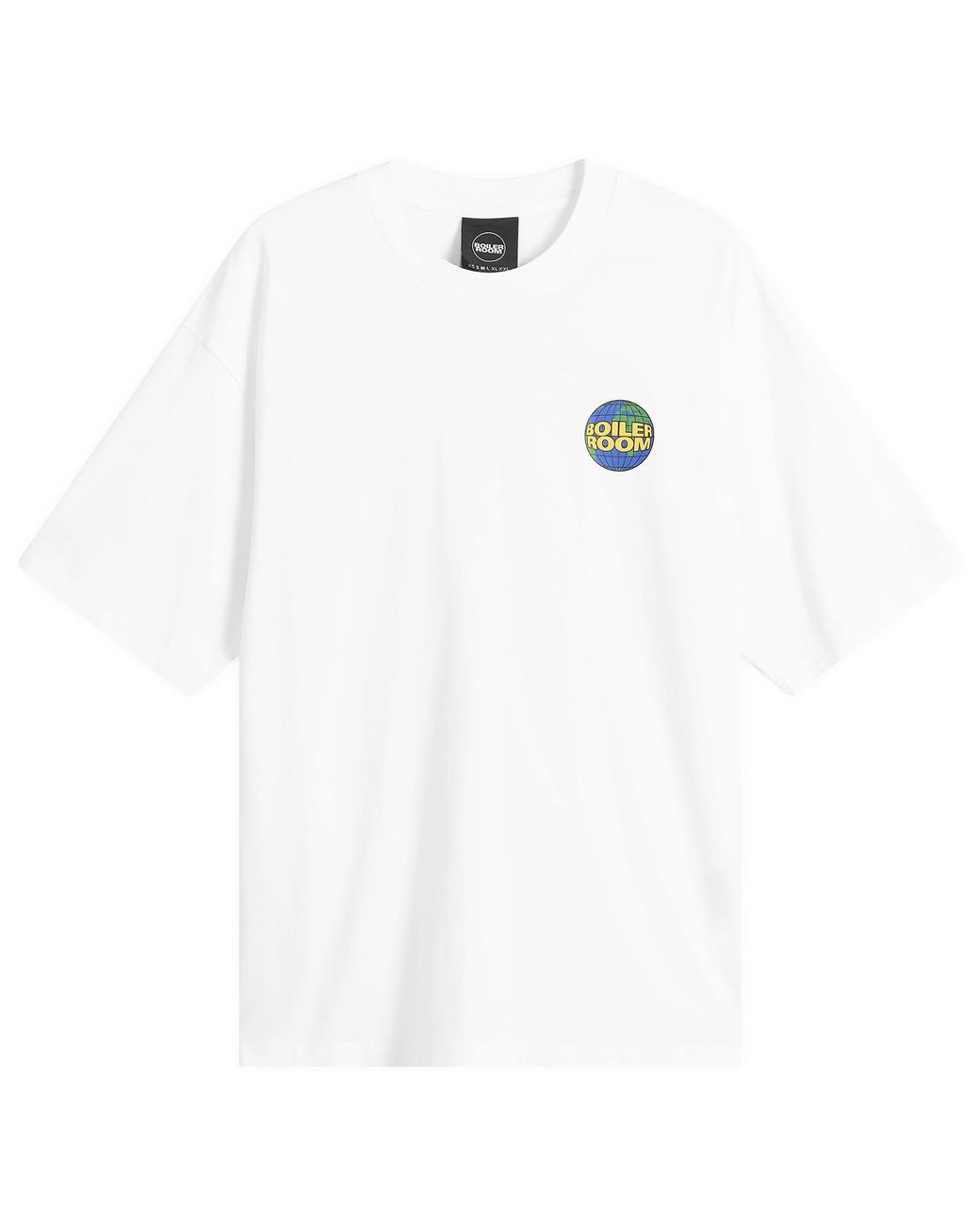 BOILER ROOM Globe Logo T-Shirt in White for Men | Lyst