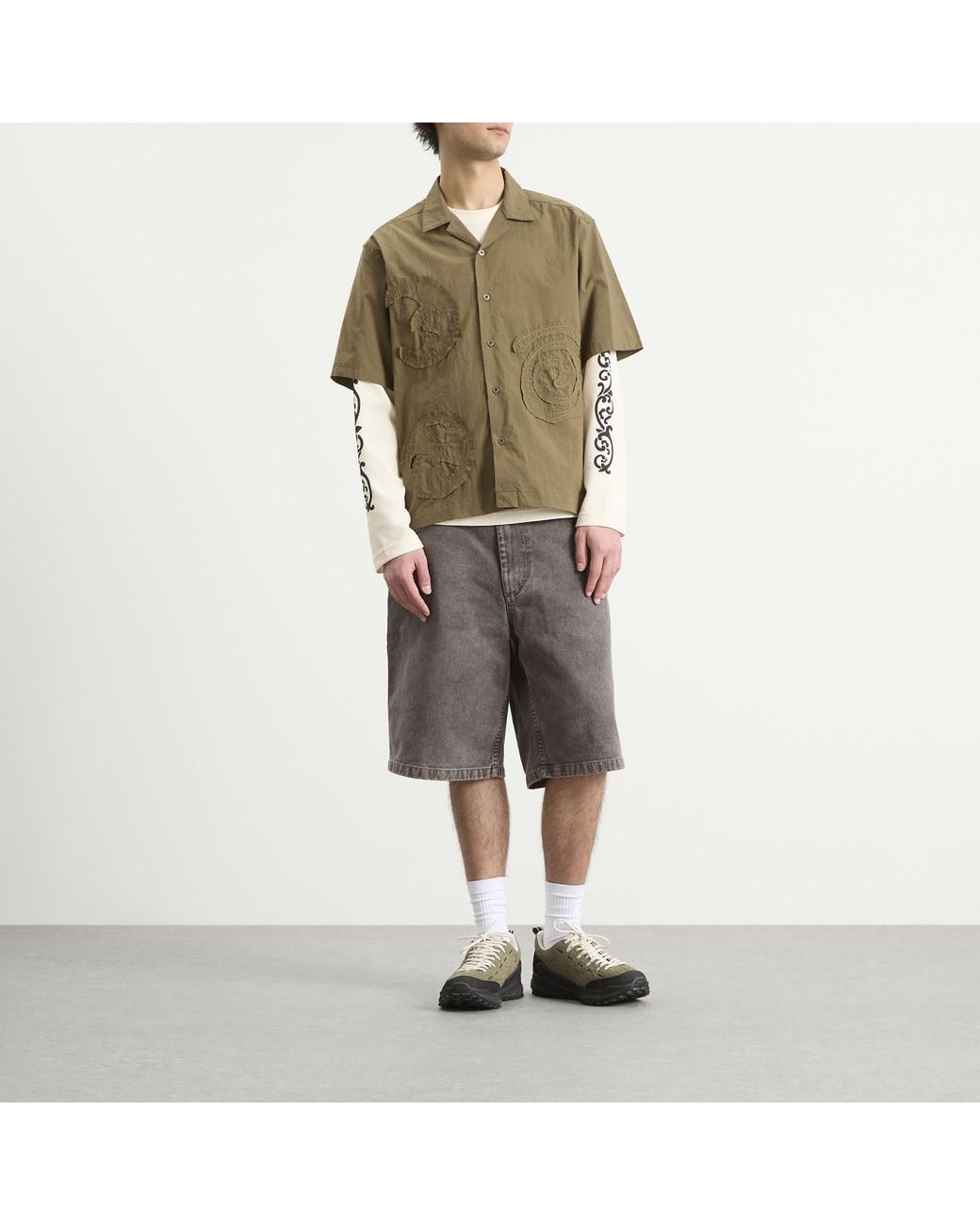 Heresy Green Tatter Shirt for men