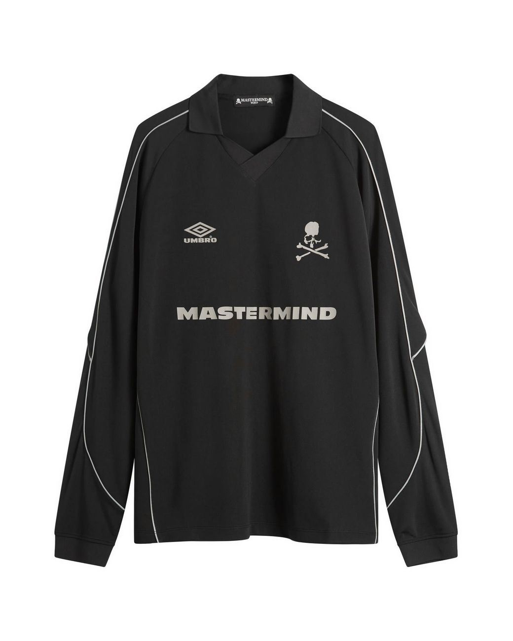 MASTERMIND WORLD X Umbro Long Sleeve Game Shirt in Black for Men