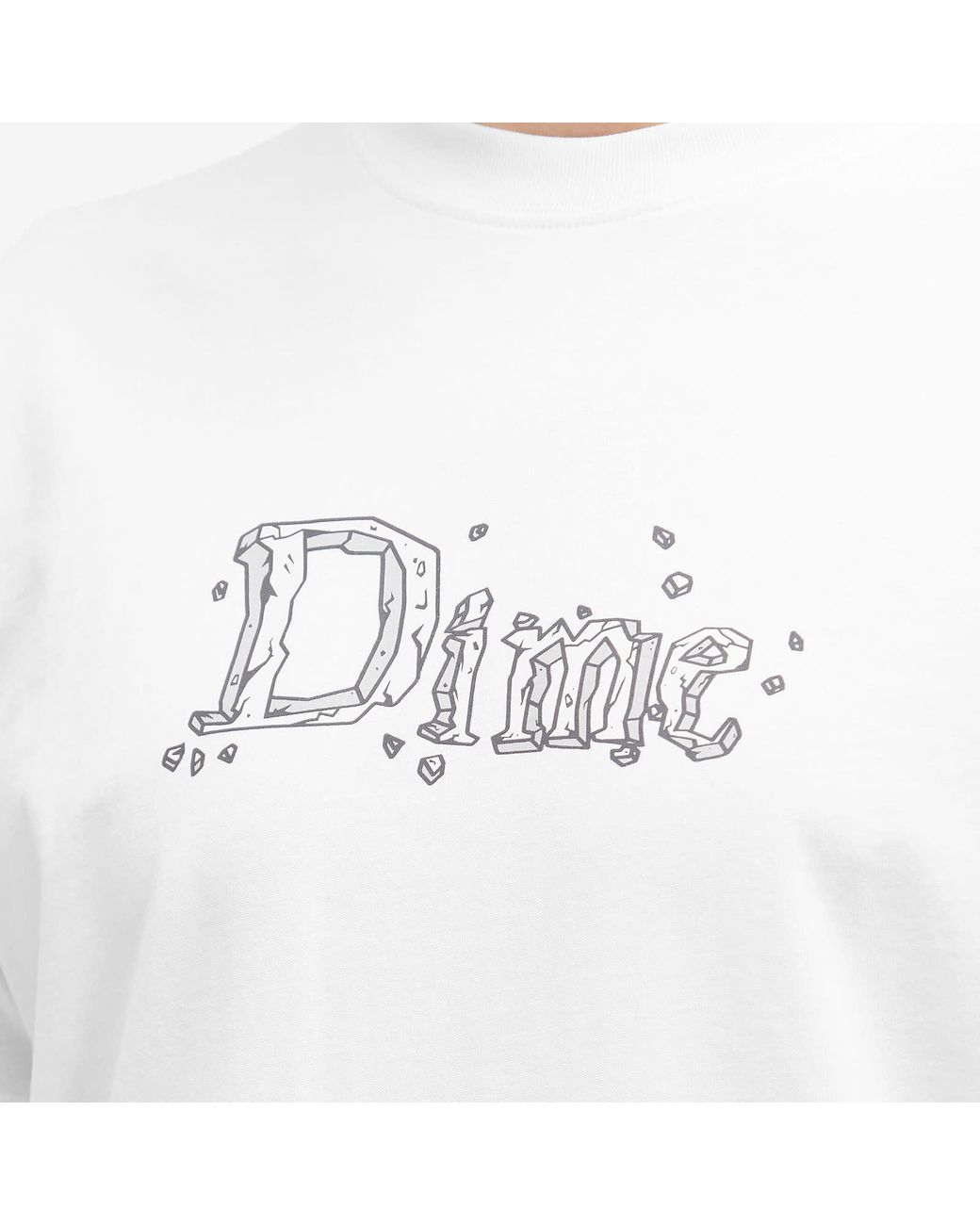 Dime Classic Stone Logo T-Shirt in White for Men | Lyst