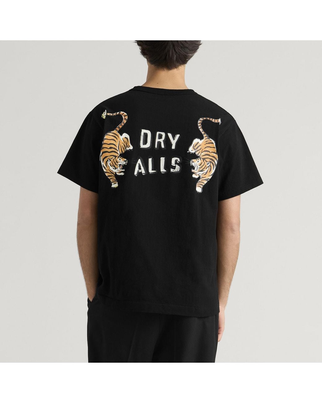 Human Made Black Sketch Logo T-Shirt for men