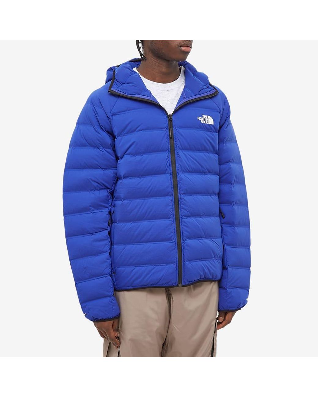 The North Face Remastered Down Hooded Jacket in Blue for Men Lyst Canada