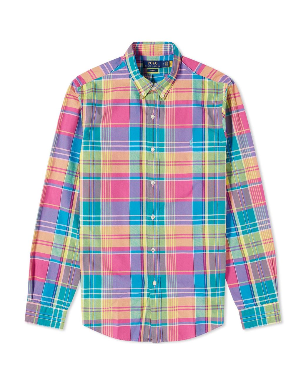 Polo Ralph Lauren Plaid Check Shirt in Blue for Men Lyst UK