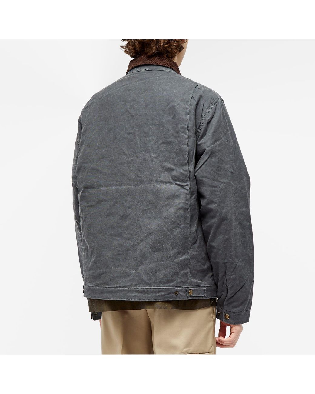 Dickies Lucas Waxed Zip Jacket in Gray for Men | Lyst