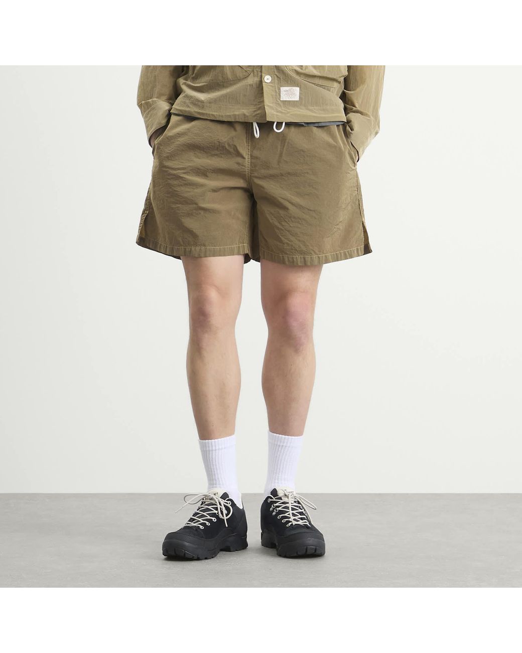 RANRA Keel Canvas Nylon Shorts in Green for Men | Lyst