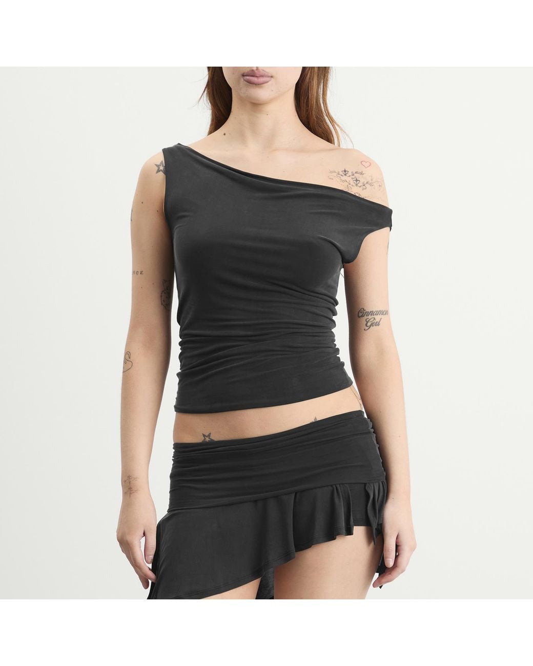 Peachy Den Black Kylie Top