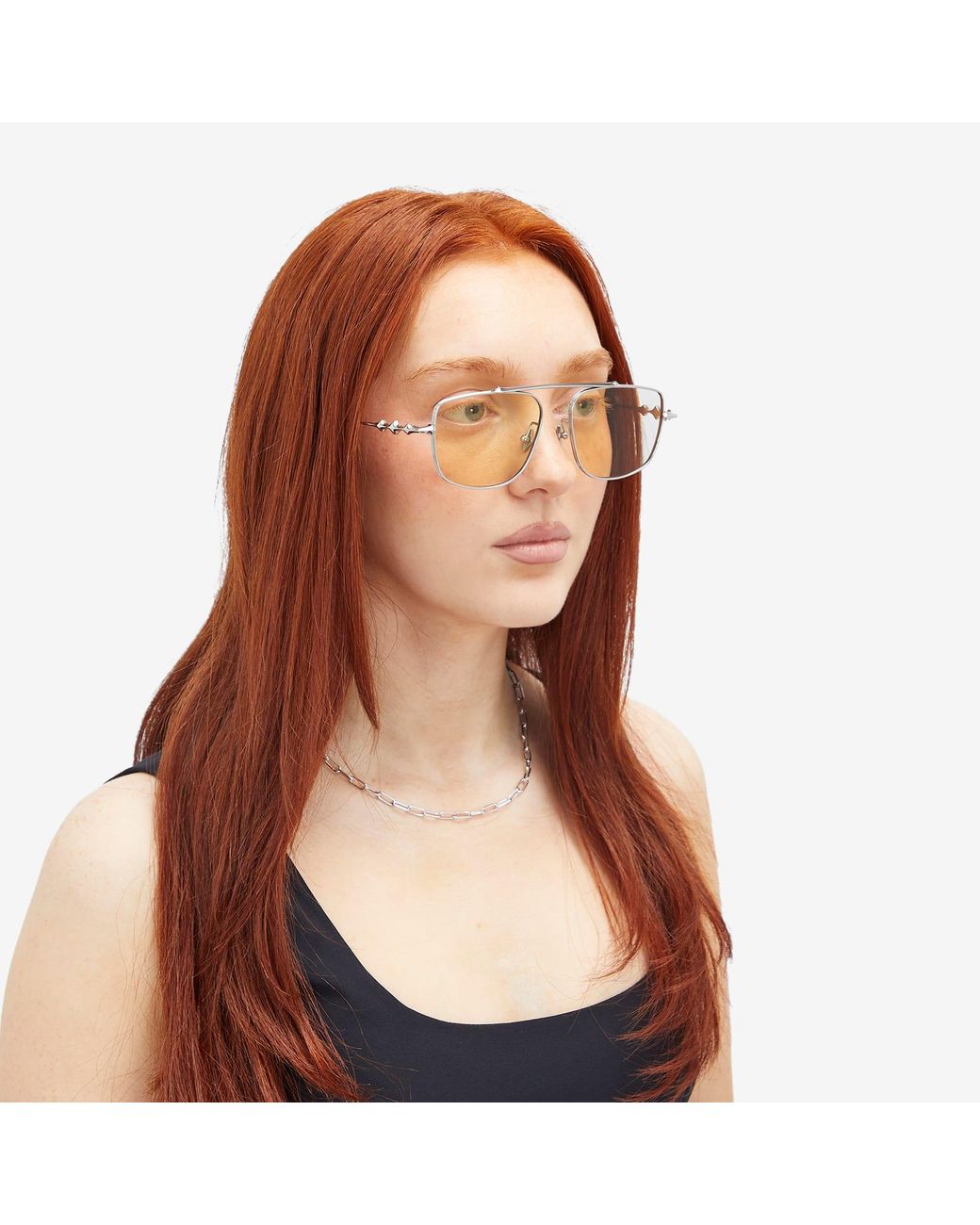 Gentle Monster Martin Sunglasses in White | Lyst