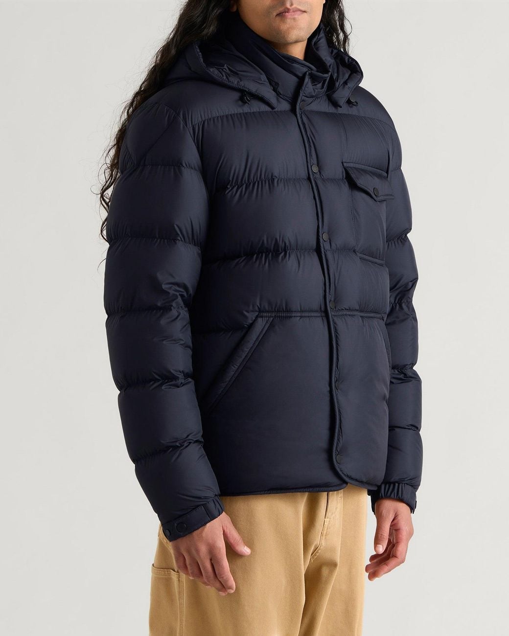 Moncler Blue Tygid Padded Jacket for men
