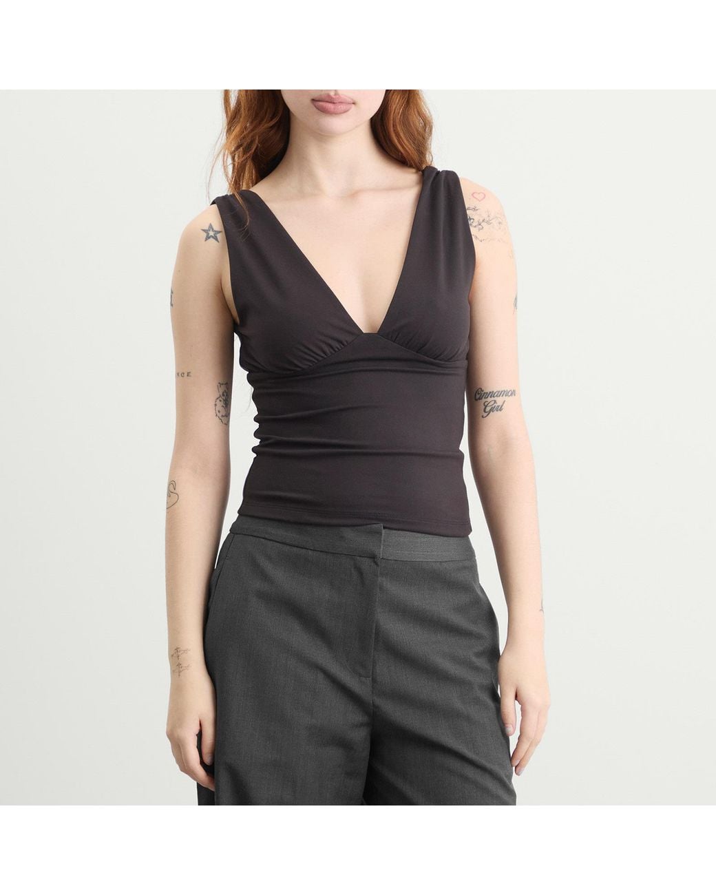 Tala Black 365 Cupro Twist Vest