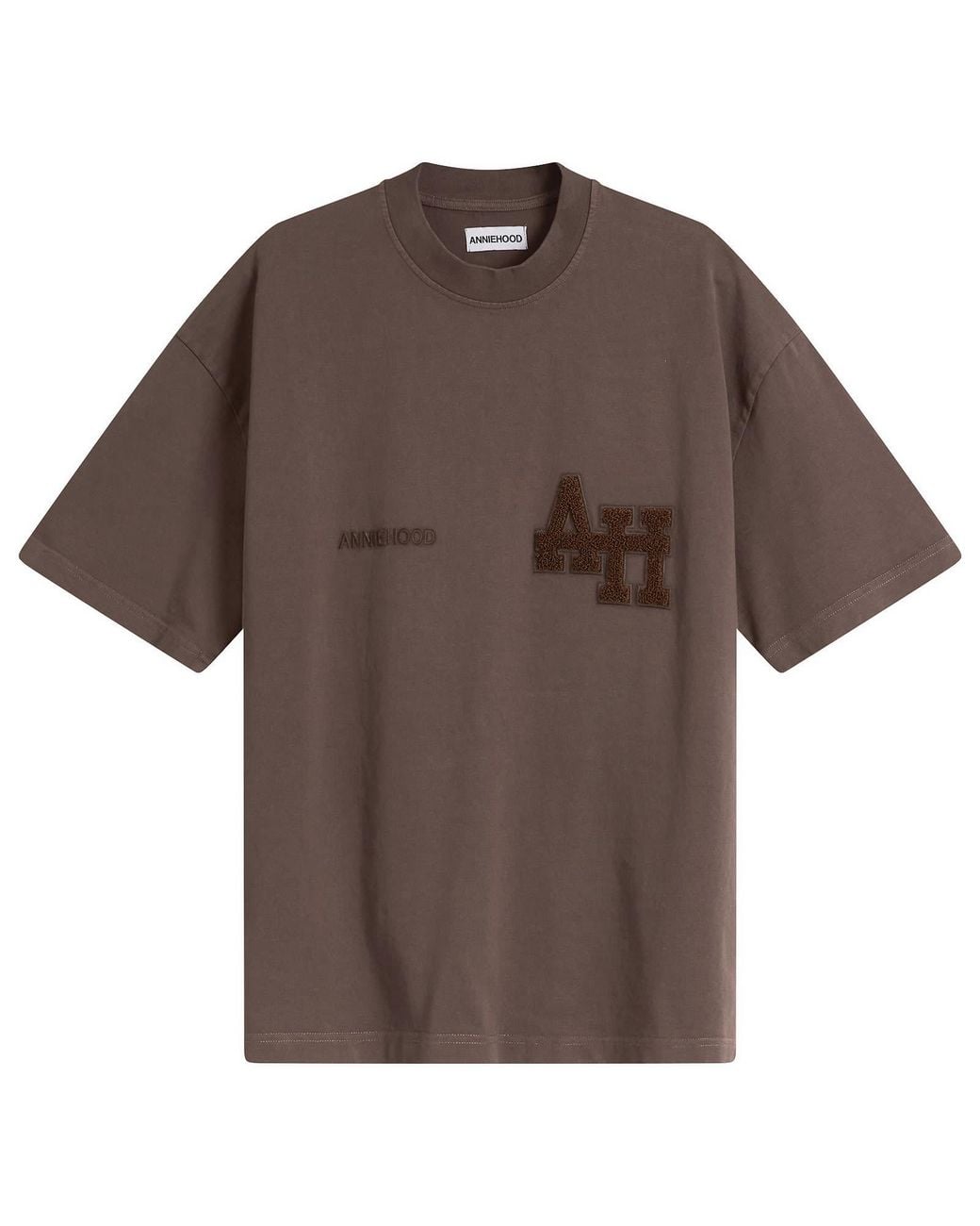 Annie Hood Brown College T-Shirt for men