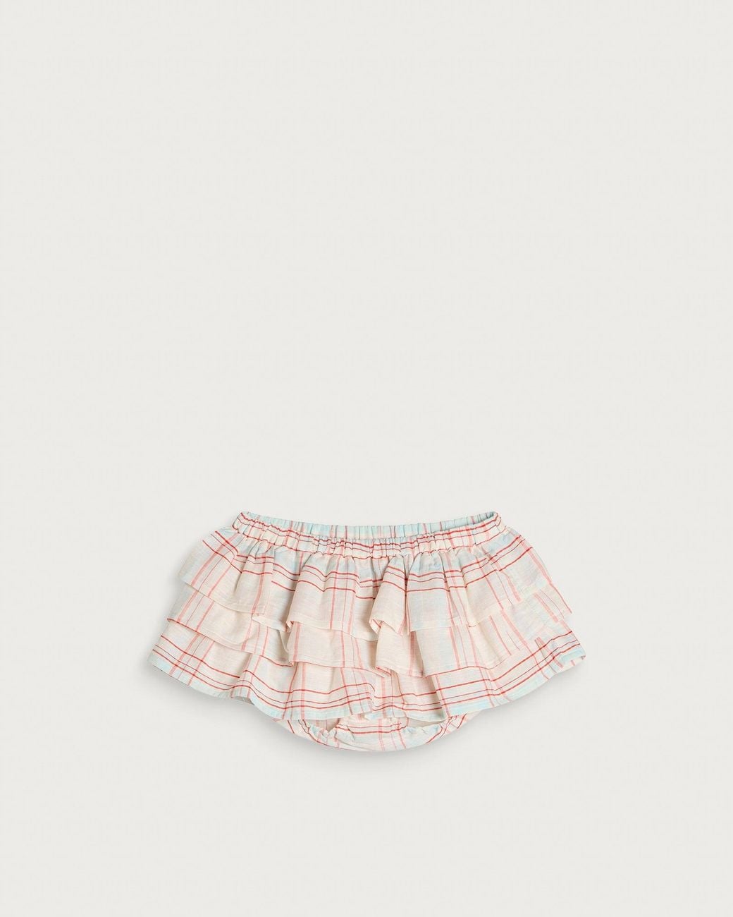 GIMAGUAS Jardin Checks Shorts in Natural | Lyst