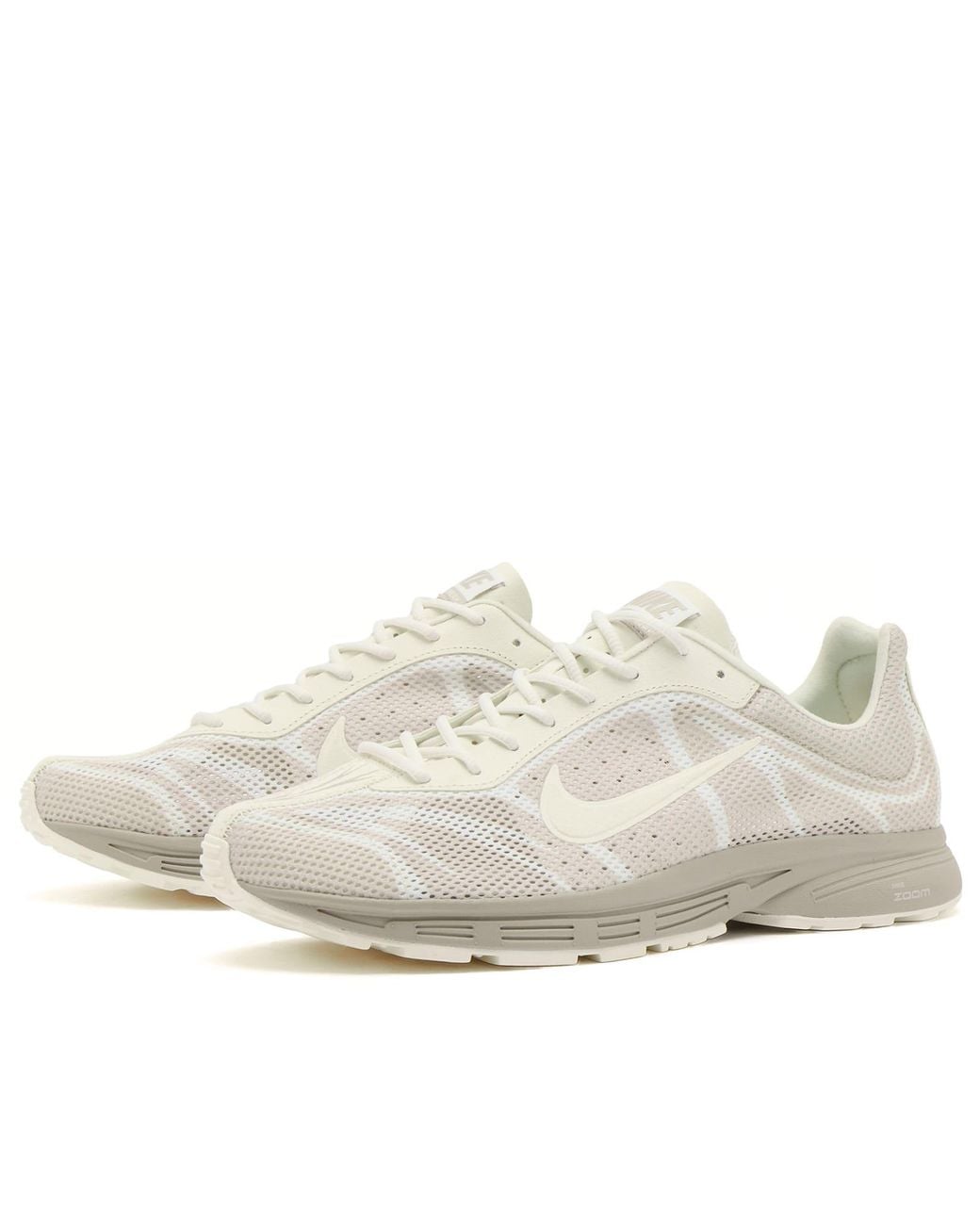 Nike White W Zoom Streak 3 Sneaker