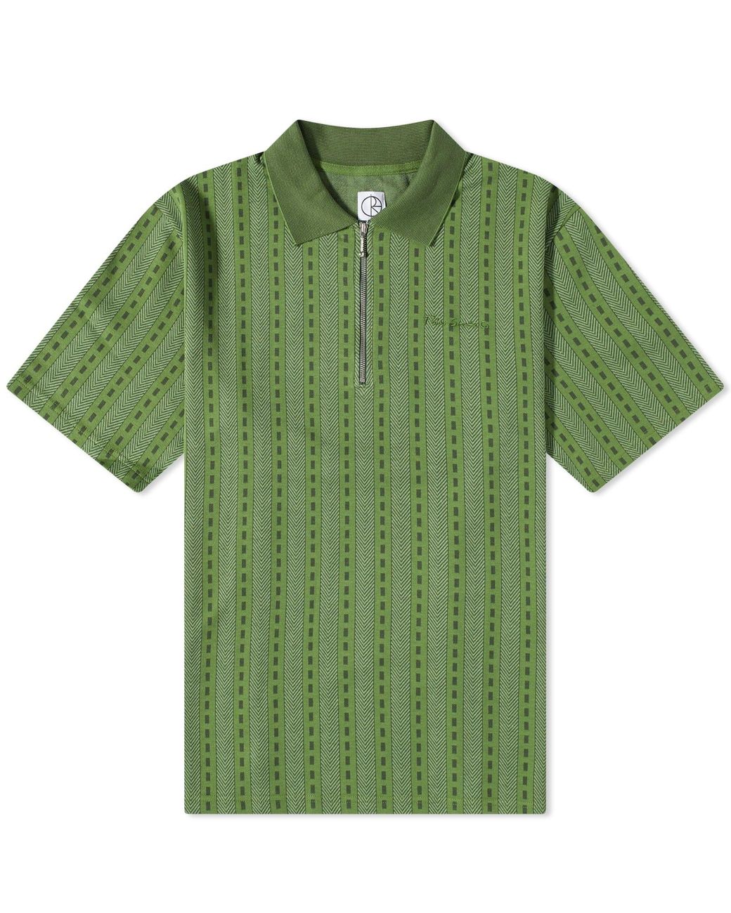 Polar Skate Co. Road Zip Polo Shirt in Green for Men | Lyst Canada