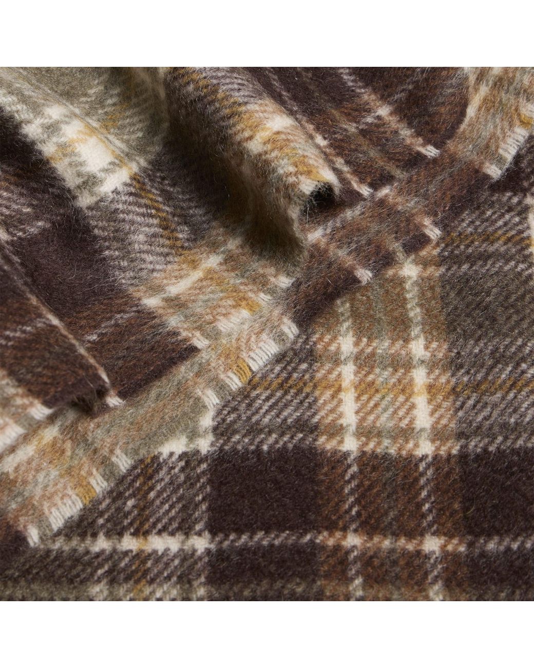 Acne Multicolor Canada Cashmere Check Scarf for men