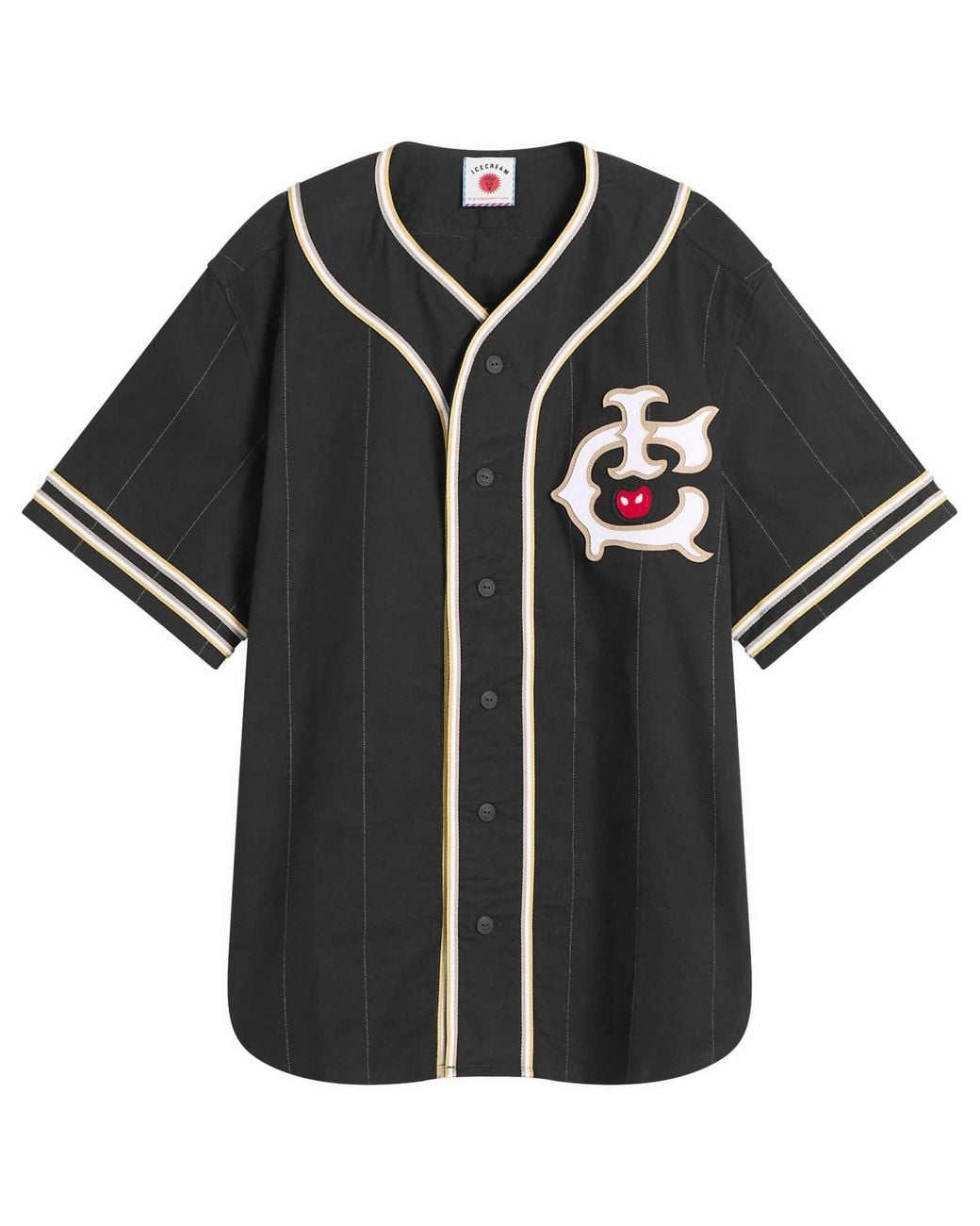 ICECREAM Ic Baseball Jersey in Black for Men | Lyst