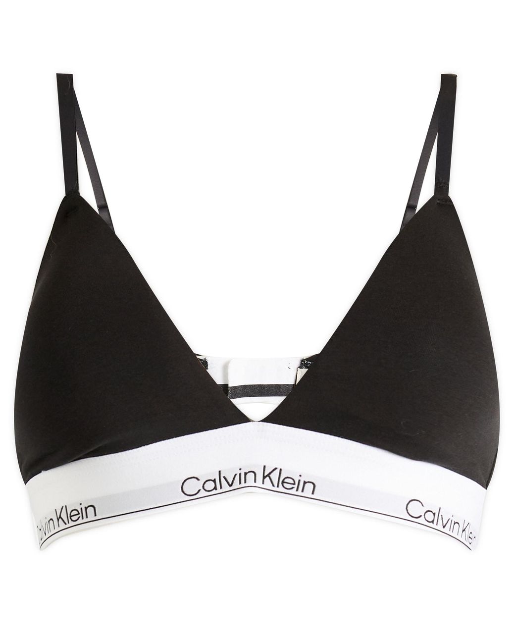 Calvin Klein Black Icon Lightly Lined Triangle Bra