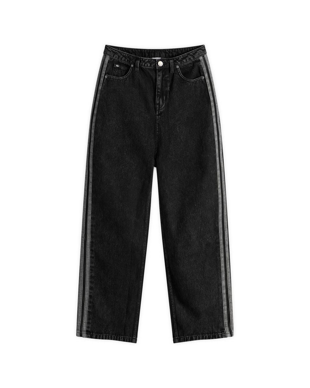 Denum Blue Color Code adidas Denim Firebird Track Pant in Black | Lyst