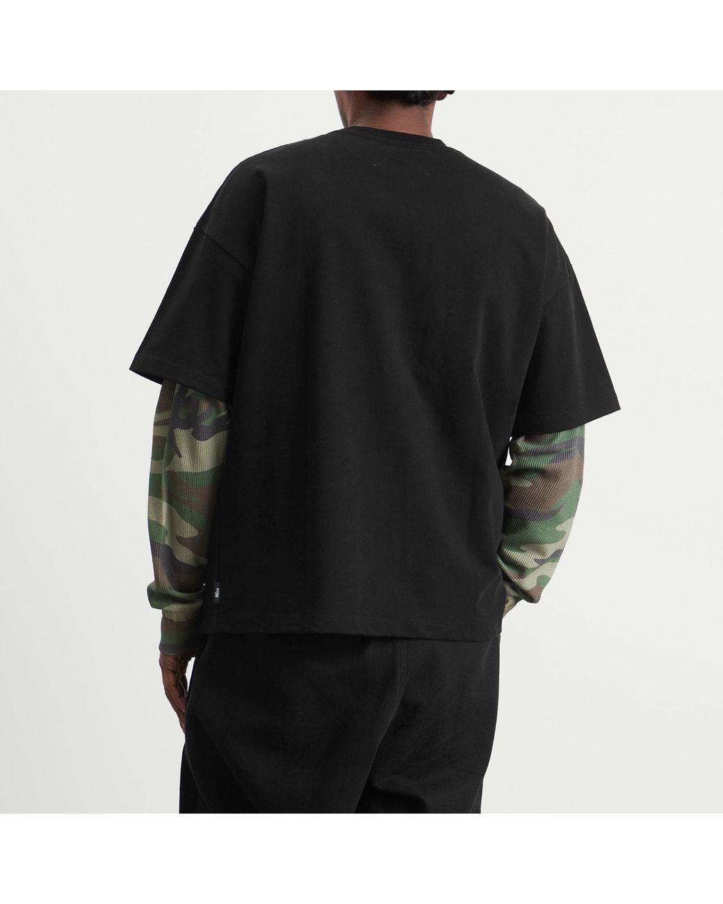 N!CE Black Logo T-Shirt for men